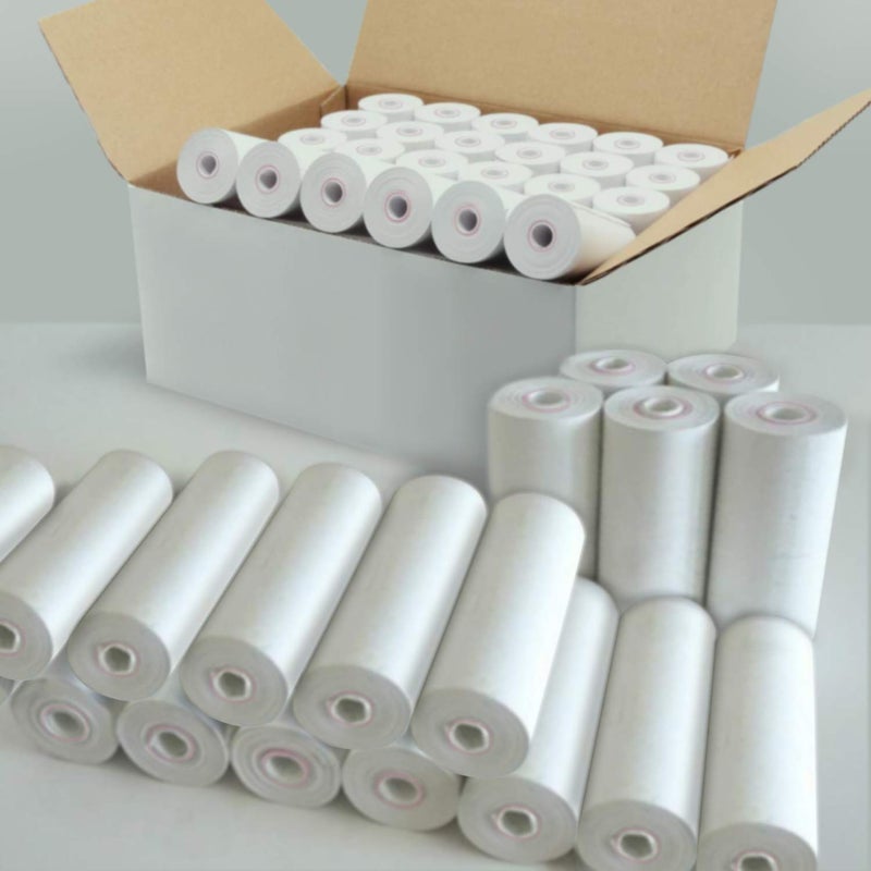 ITS TECH 30 Coreless Thermal Paper Rolls for Poynt Smart Payment Terminal Receipt Printer - 2 1/4" x 16Â´ea (30 rolls )â€¦ - Image 1